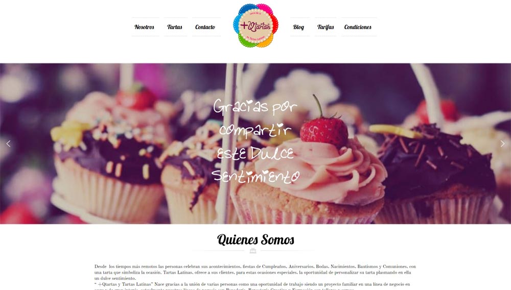 Web de tartas